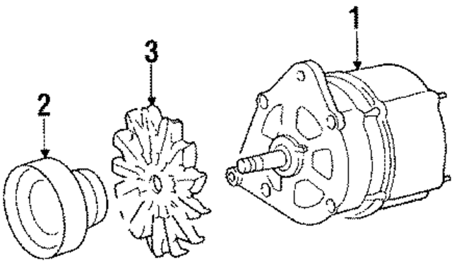 68903017NX - : Alternator for Volkswagen Image