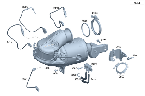 Exhaust System for 2024 Mercedes-Benz E350 #0