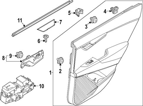 Rear Door for 2023 Kia Niro #2