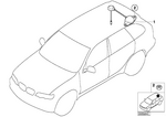 7129905542 - Audio, Navigation, Electronic Systems: Hex Nut with Plate for BMW Image