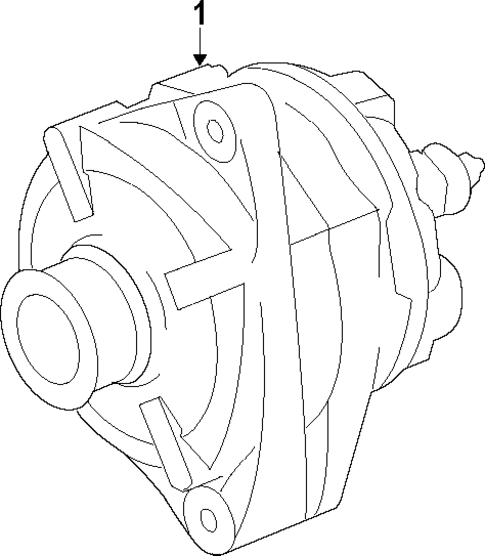 Alternator for 2014 Mercedes-Benz G550 #0