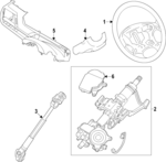 56111S9100OTP - Steering: Steering Wheel for Kia: Telluride Image