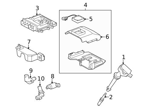 Ignition System for 2010 Land Rover Range Rover #0
