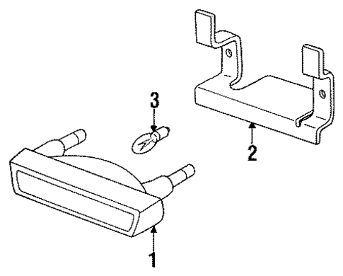 Park Lamps for 1993 Mazda Navajo #0