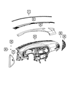 6VV63SB5AA - : Instrument Panel Panel for Mopar Image