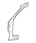 YF1Z5402500AA - Body: Hinge Pillar for Ford: Taurus Image