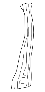 F6DZ5424383A - Body: Pillar Reinforced for Ford: Taurus | Mercury: Sable Image