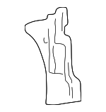 YF1Z5402038AA - Body: Cowl Side Panel for Ford: Taurus | Mercury: Sable Image