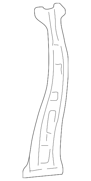 3F1Z5424301AA - Body: Body B-Pillar for Ford Image
