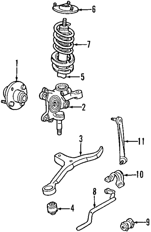 Front Suspension for 2006 Ford Taurus #0