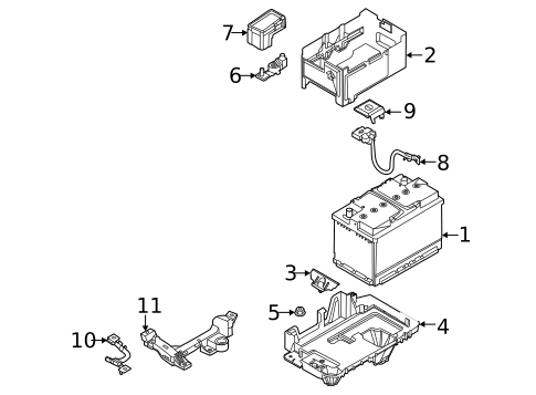 Battery for 2024 Kia Sorento #1