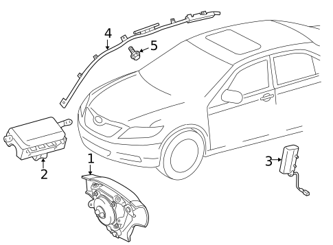 Seat Belt for 2010 Toyota Corolla #1