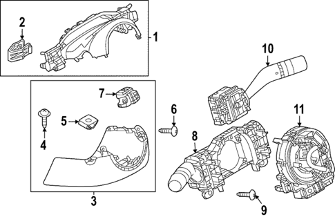 Shroud, Switches & Levers for 2023 Mazda MX-30 EV #0