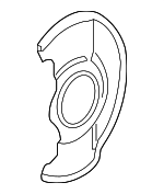 45255TA0A00 - Brakes: Splash Shield for Acura Image