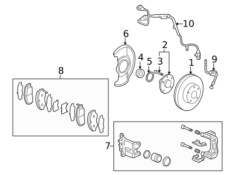 Anti-Lock Brakes for 2009 Acura TSX #1