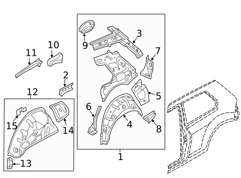 Inner Structure for 2015 Volkswagen GTI #0