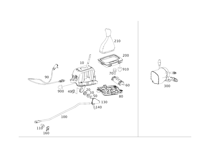 2042678224 - MB Automatic Transmission: Center Gearshift for Mercedes-Benz Image image