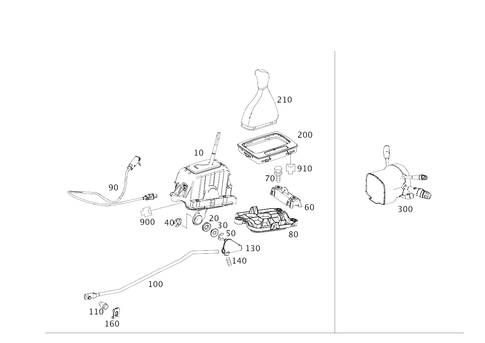 Floor Shift, Automatic Transmission for 2015 Mercedes-Benz E550 #0