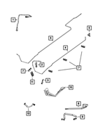 4581407AD - Fuel: Fuel Supply Tube for Chrysler: 300 | Dodge: Challenger, Charger Image