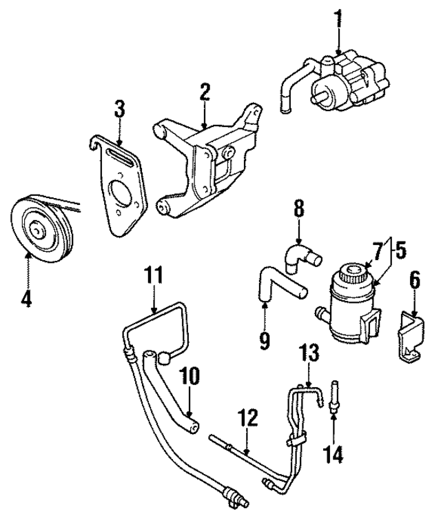 K02232680B - : Power Steering Pump for Kia Image