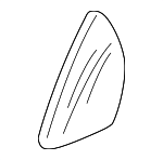 681230C010 - Body: Fixed Glass for Toyota Image