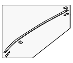 KB7W509L0B - Body: Roof Molding for Mazda: CX-5 Image