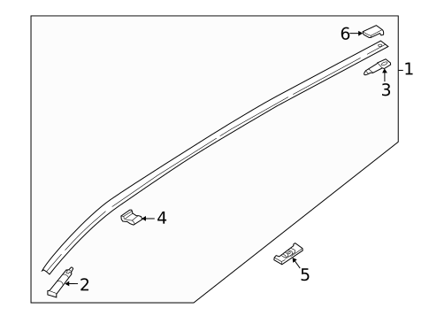 Exterior Trim - Roof for 2018 Mazda CX-5 #1