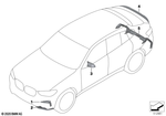 51118077062 - Retrofitting / Conversion / Accessories: Trim, Air Duct, Carbon, Right for BMW Image