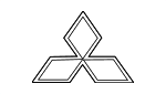 7415A111 - Body: Emblem for Mitsubishi Image
