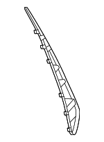 95C837152Y - : Body B-Pillar Molding for Porsche: Macan Image