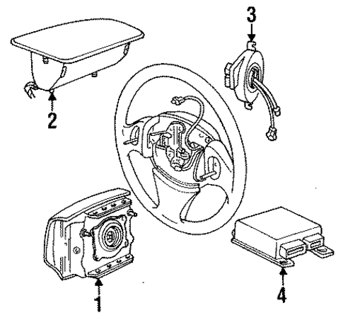 Air Bag Components for 1996 Dodge Stratus #0