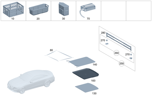 Load Compartment/Trunk Equipment for 2020 Mercedes-Benz GLC63 AMG S #0