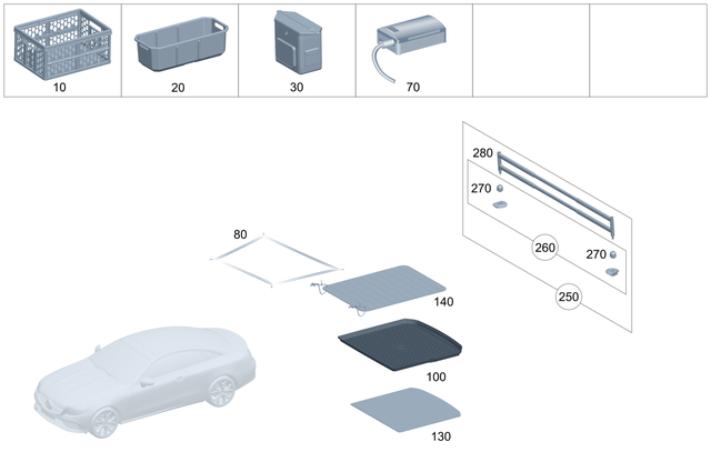 8205409 - Load Compartment/Trunk Equipment: Refrigerator Box for Mercedes-Benz Image
