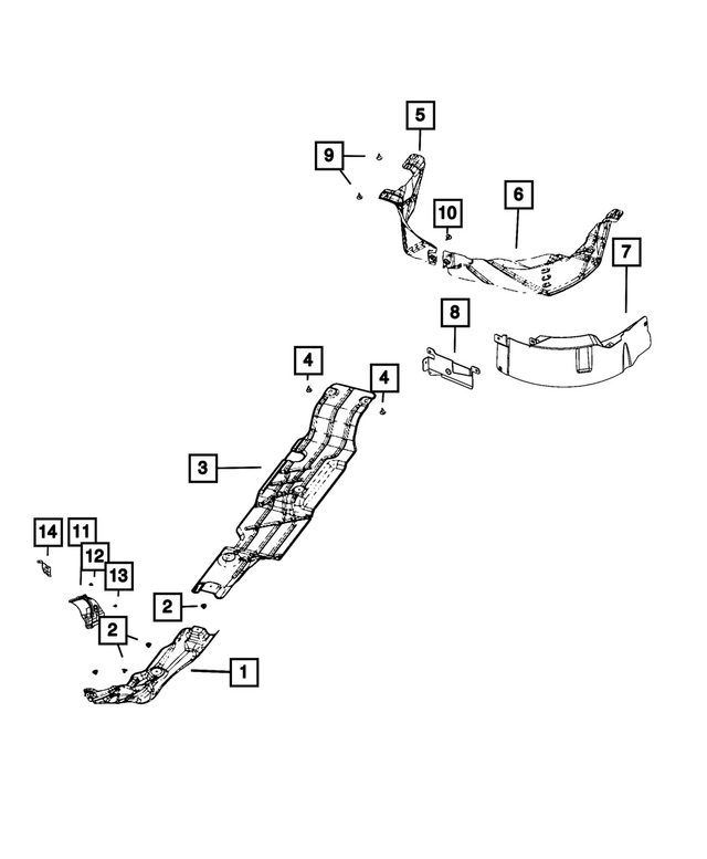 6512208AA - Exhaust: Hex Nut, Rear for Mopar Image image