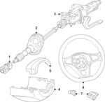 56400PI000 - Steering: Intermediate Shaft for Hyundai Image image
