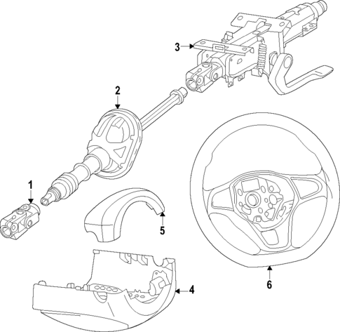 Steering Column for 2024 Hyundai Ioniq 5 #0