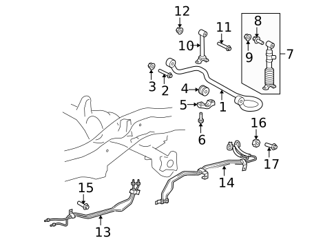 Hardware, Fasteners & Fittings for 2006 Lexus GX470 #0