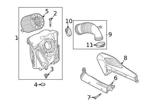 Air Intake for 2019 Audi S5 #1