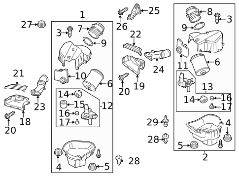Belts & Pulleys for 2015 Audi S8 #1