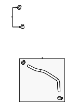 21204AB420 - : Engine Coolant Hose for Subaru Image