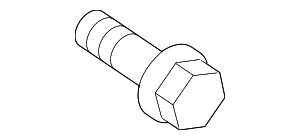 1125006163 - Electrical: Headlamp Assembly Screw for Hyundai Image