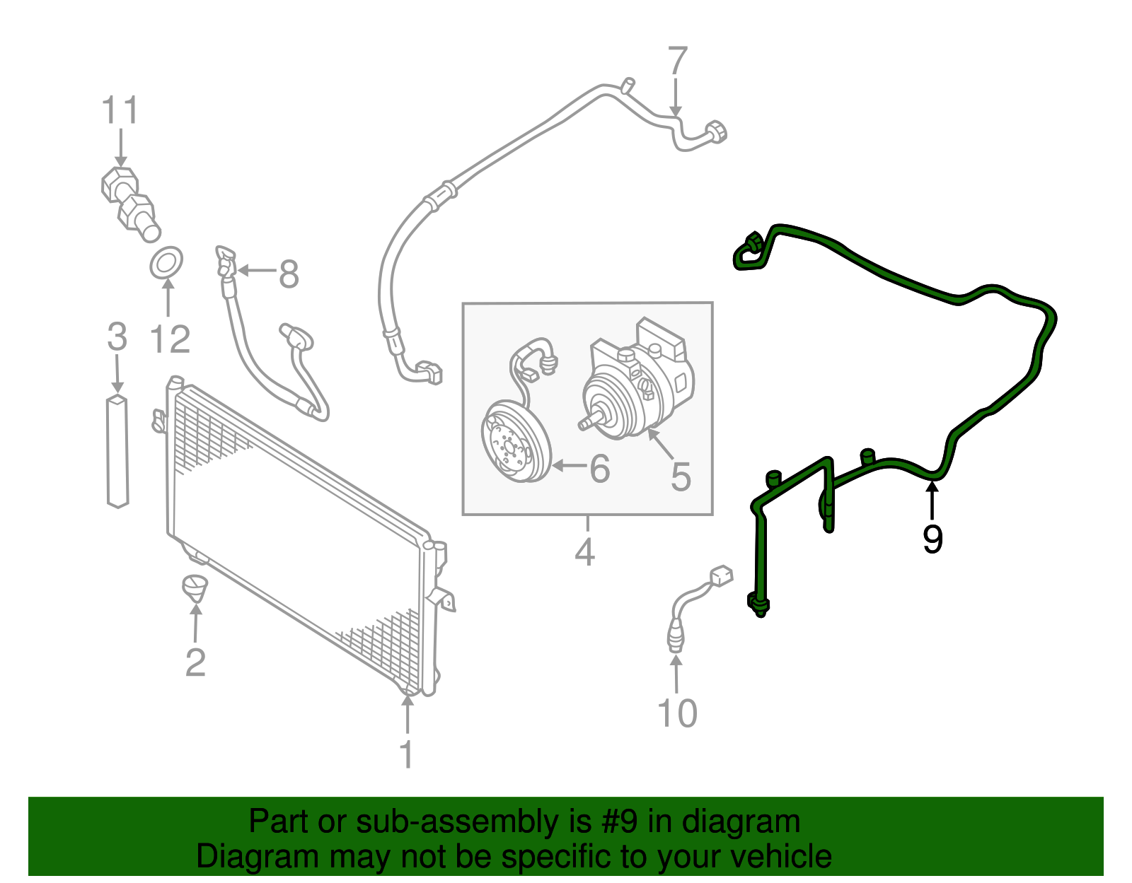 Return Tube - Nissan (92440-8J011)