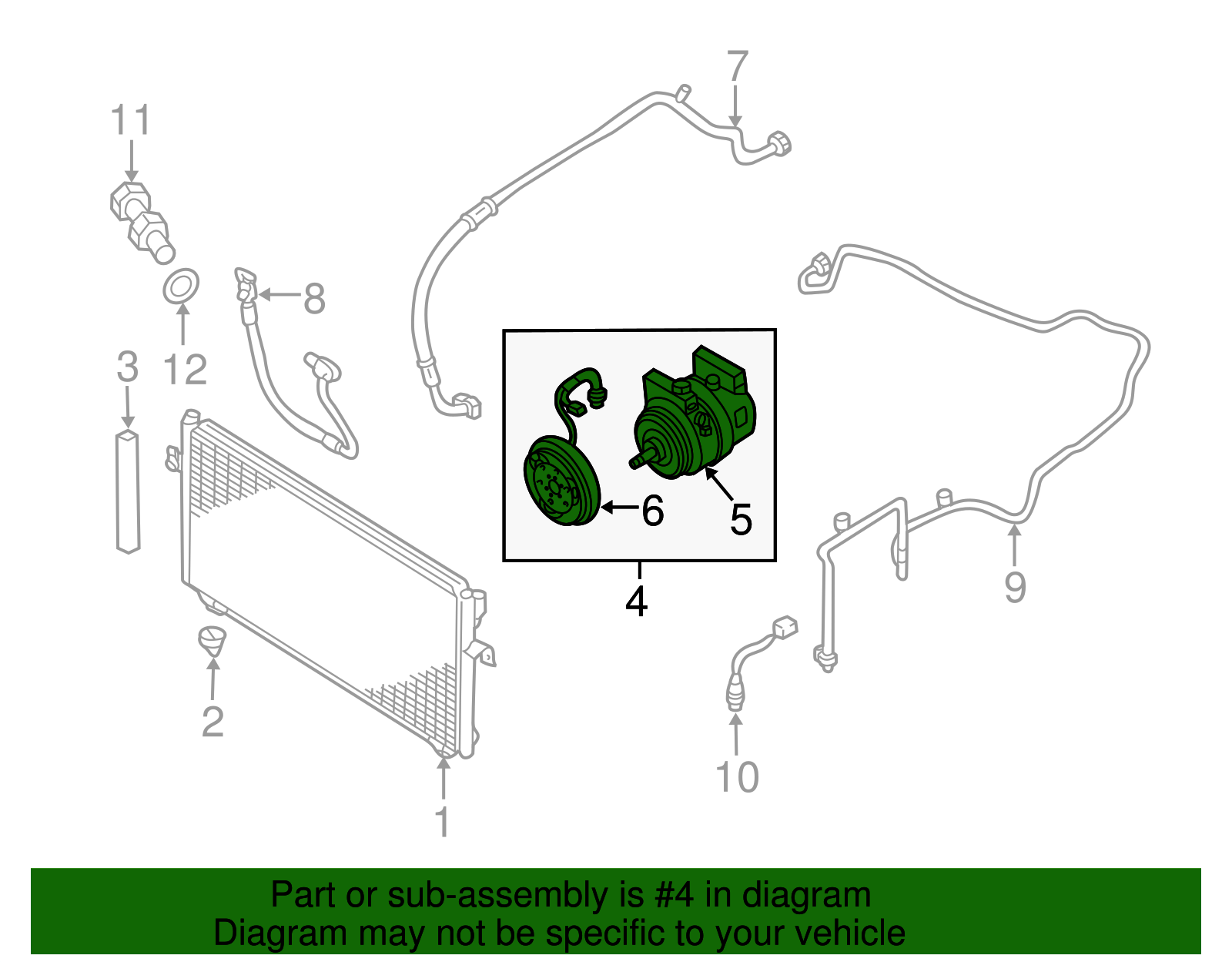 Compressor Assembly - Nissan (92600-8J03B)