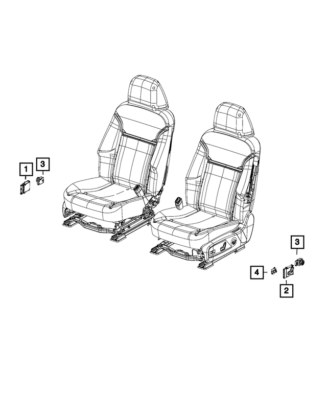 56042387 - Electrical: Adjustable Pedals Switch for Mopar Image