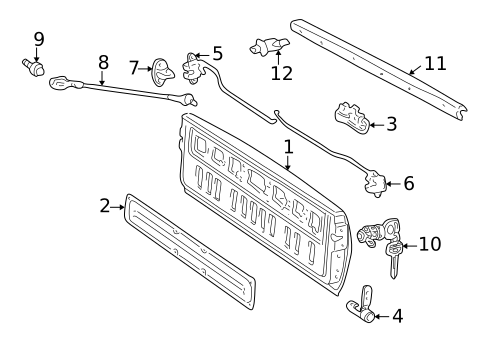 Tailgate for 2006 Toyota Tundra #1