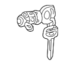 6905534010 - Body: Tailgate Lock for Toyota Image