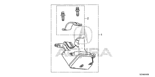 Key Cylinder Components for 2017 Acura TLX #0