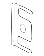 9159878 - Body: Lower Hinge Shim for Volvo: S60, S80, V70, XC70, XC90 Image