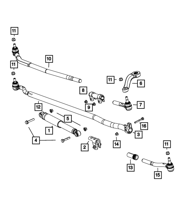 68066694AA - Steering: Bolt for Mopar Image image