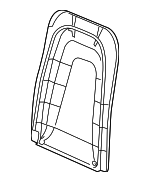 8J0881969A4PK - Body: Seat Back Panel for Audi: A6, A6 Quattro, R8, S6, TT, TT Quattro, TT RS Quattro, TTS Quattro Image